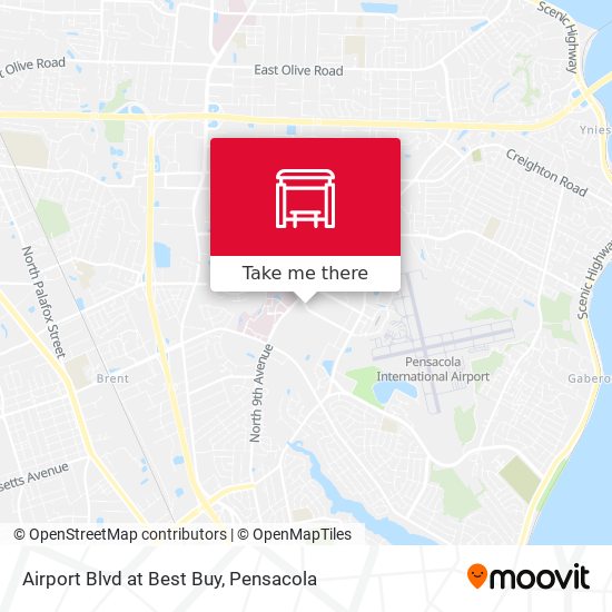 Airport Blvd at Best Buy map