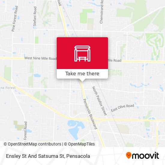 Ensley St And Satsuma St map