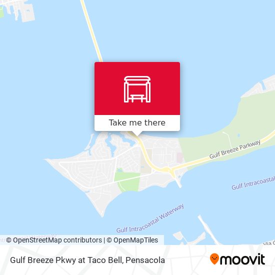 Gulf Breeze Pkwy at Taco Bell map