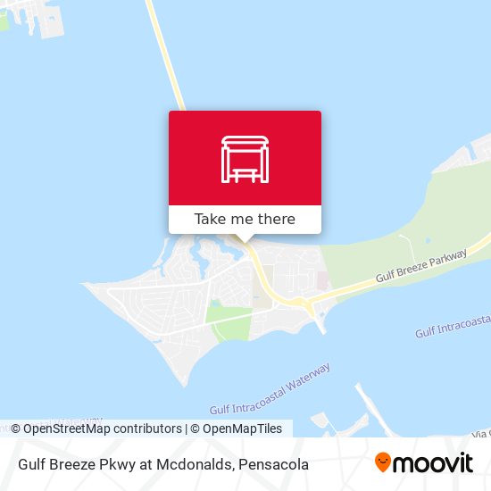Mapa de Gulf Breeze Pkwy at Mcdonalds
