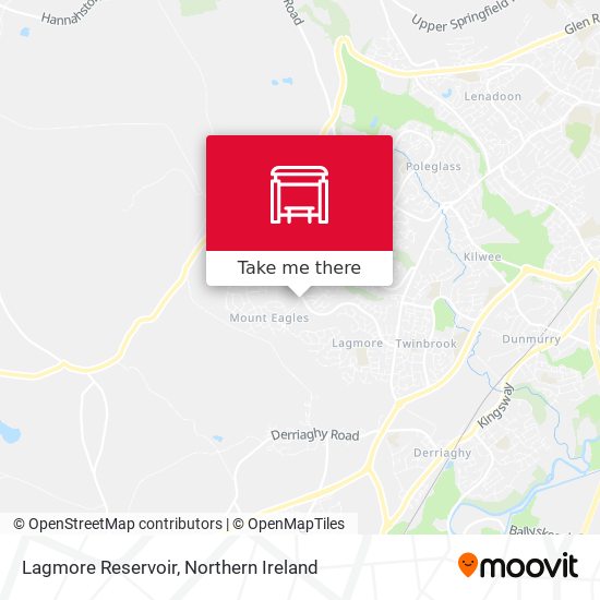 Lagmore Reservoir map