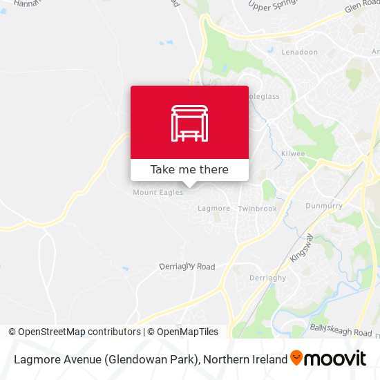 Lagmore Avenue (Glendowan Park) map