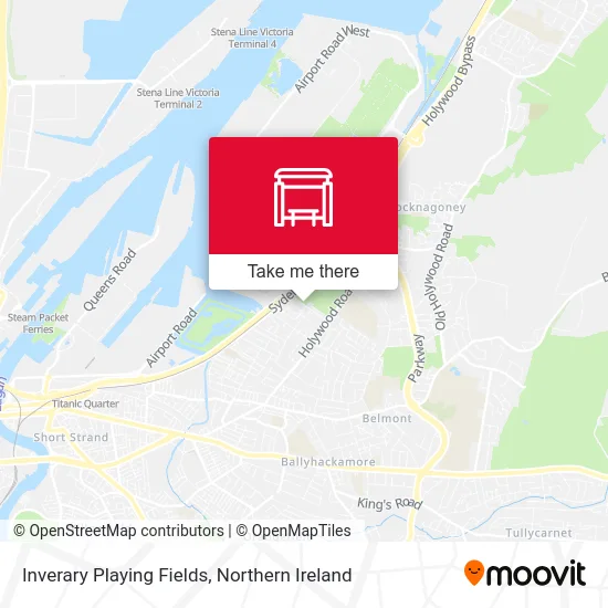 Inverary Playing Fields map