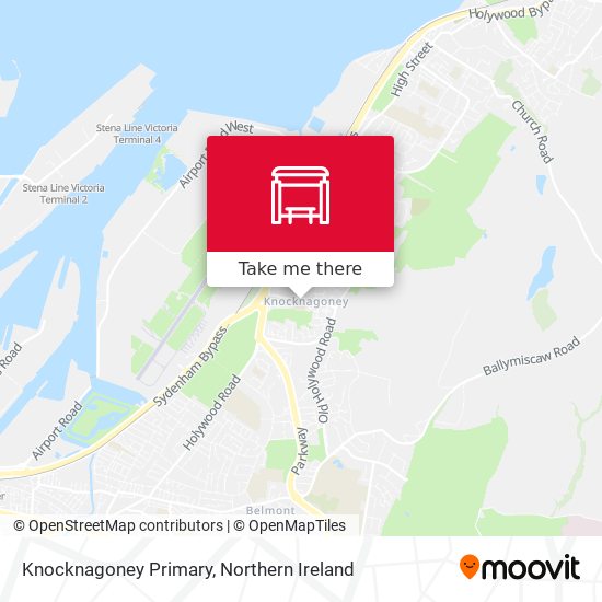 Knocknagoney Primary map