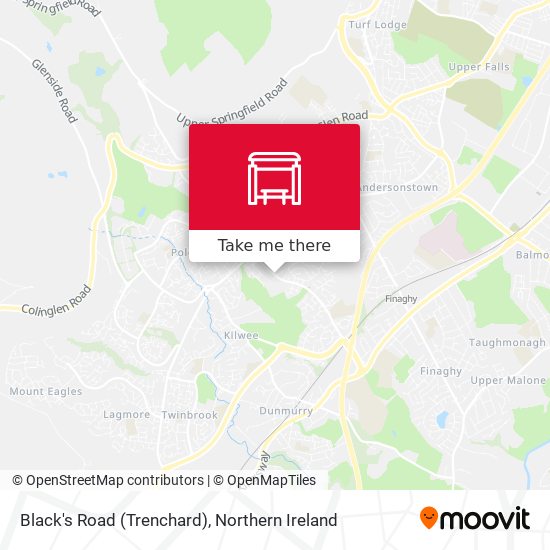 Black's Road (Trenchard) map