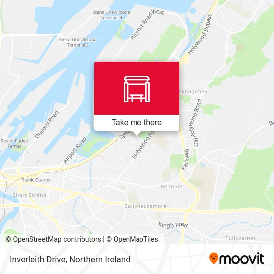 Inverleith Drive map