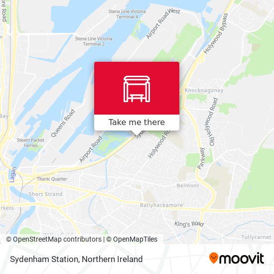 Sydenham Station map