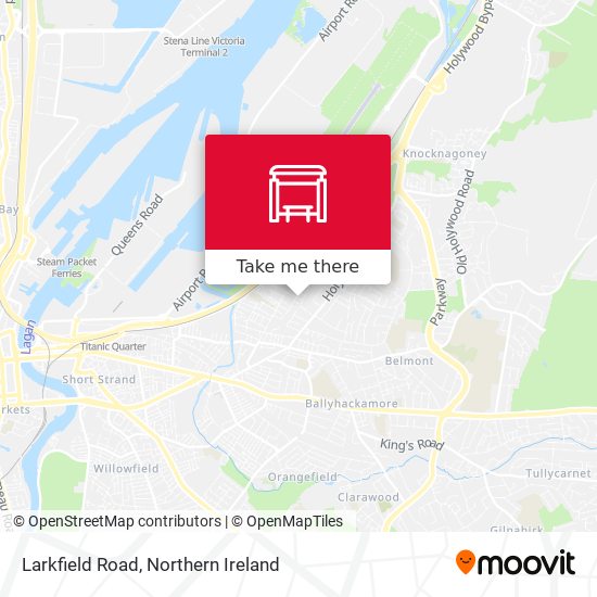 Larkfield Road map