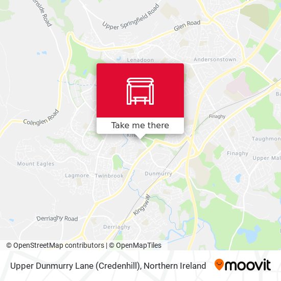 Upper Dunmurry Lane (Credenhill) map