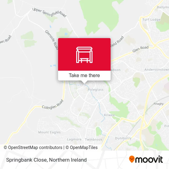 Springbank Close map