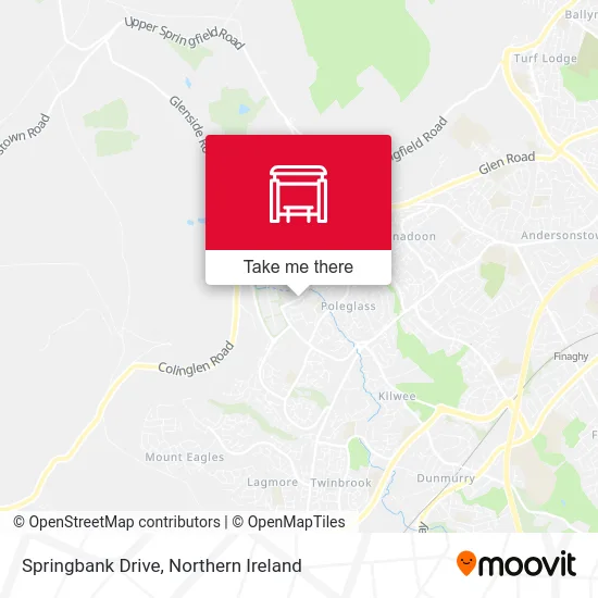 Springbank Drive map