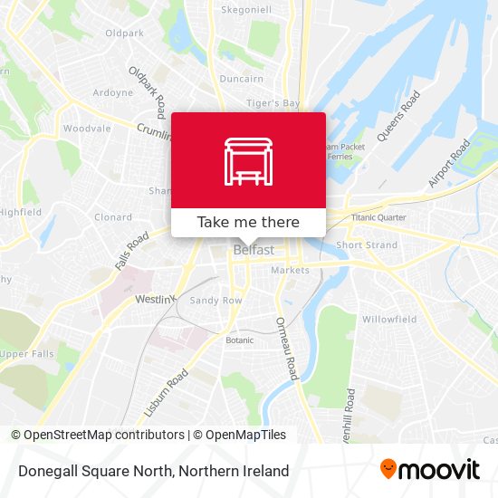 Donegall Square North map