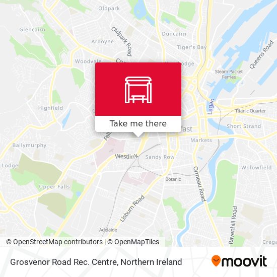 Grosvenor Road Rec. Centre map