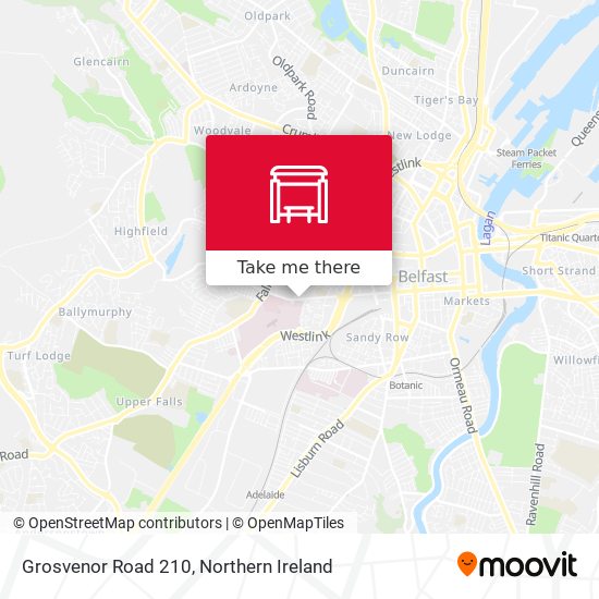Grosvenor Road 210 map