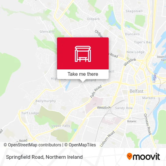 Springfield Road map