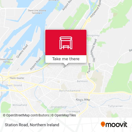 Station Road map