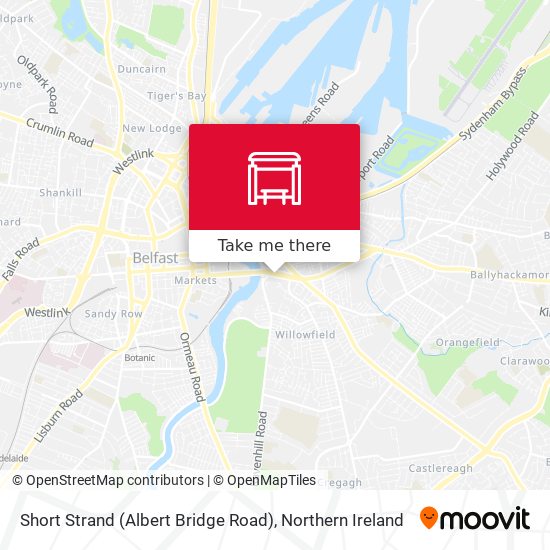 Short Strand (Albert Bridge Road) map