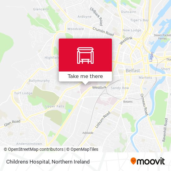 Childrens Hospital map