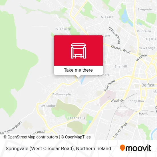 Springvale (West Circular Road) map