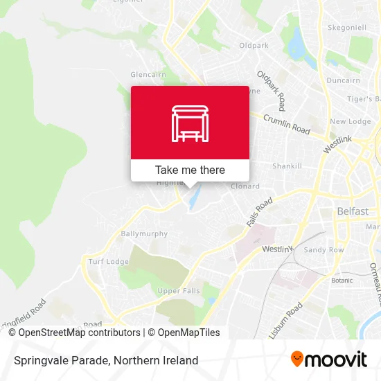 Springvale Parade map