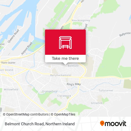 Belmont Church Road map