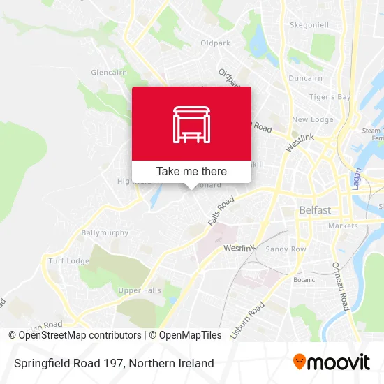 Springfield Road 197 map