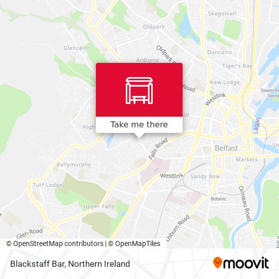 Blackstaff Bar map