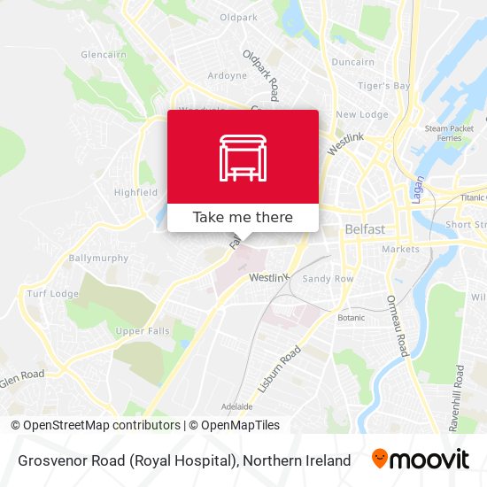 Grosvenor Road (Royal Hospital) map