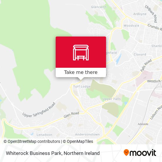 Whiterock Business Park map