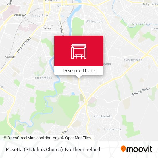 Rosetta (St John's Church) map