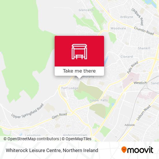 Whiterock Leisure Centre map