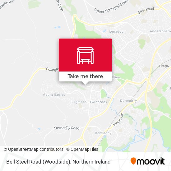 Bell Steel Road (Woodside) map