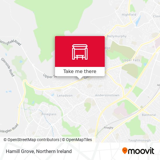 Hamill Grove map