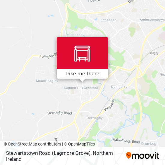 Stewartstown Road (Lagmore Grove) map