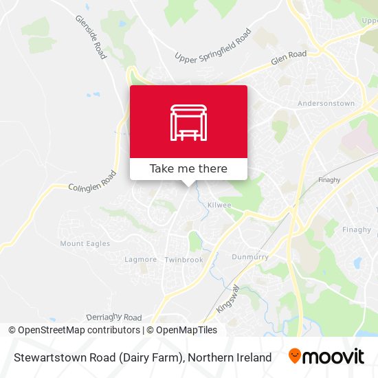 Stewartstown Road (Dairy Farm) map