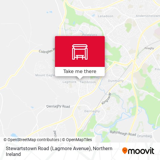 Stewartstown Road (Lagmore Avenue) map