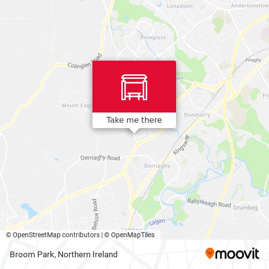 Broom Park map