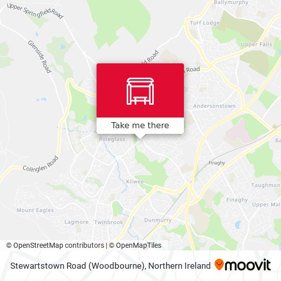 Stewartstown Road (Woodbourne) map