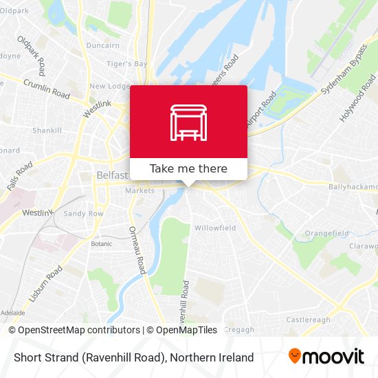 Short Strand (Ravenhill Road) map