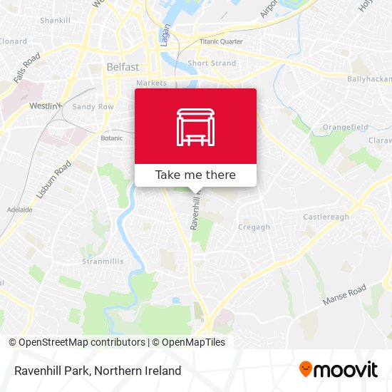 Ravenhill Park map