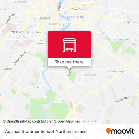 Aquinas Grammar School map