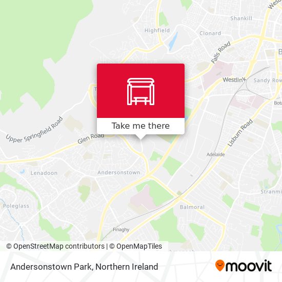 Andersonstown Park map