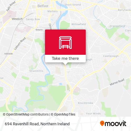 694 Ravenhill Road map