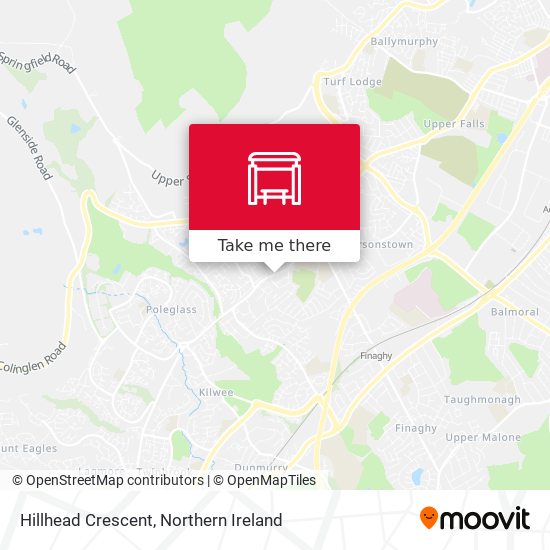 Hillhead Crescent map