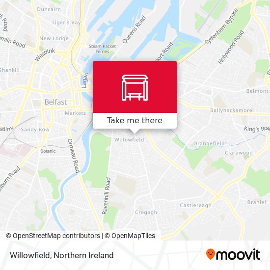 Willowfield map