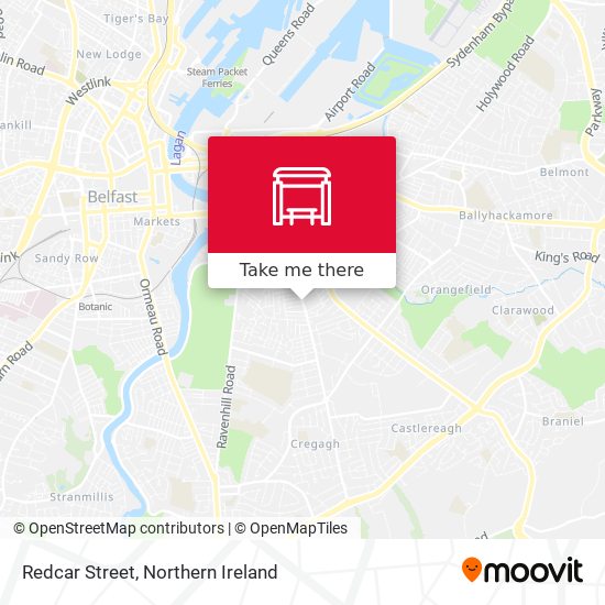 Redcar Street map