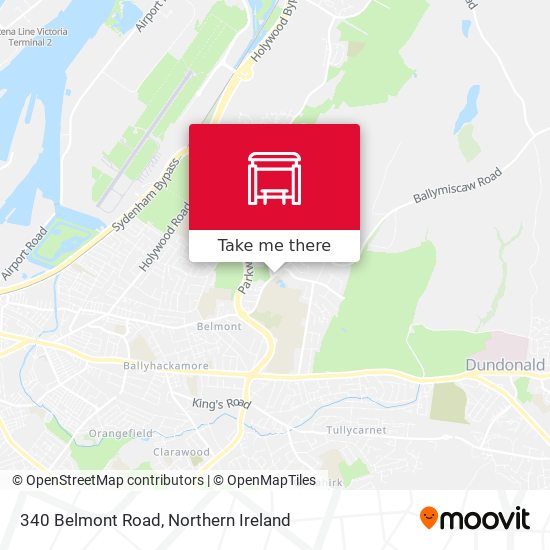 340 Belmont Road map