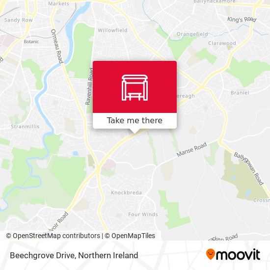 Beechgrove Drive map