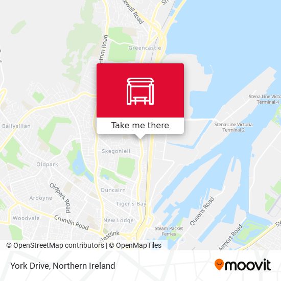 York Drive map