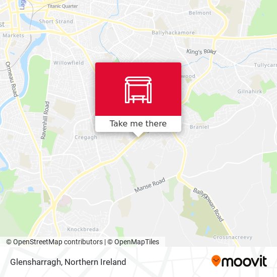 Glensharragh map
